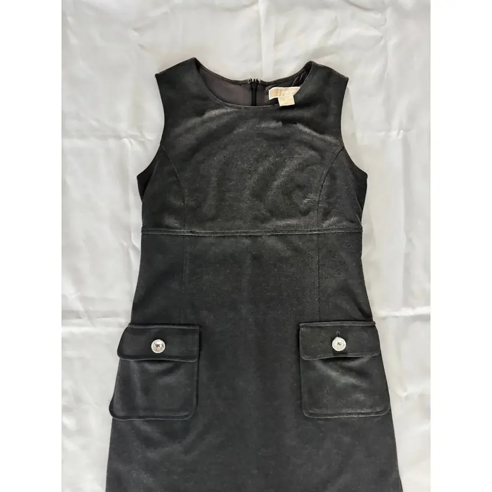 Michael Kors Dress Size 8-Charcoal Grey Dress - Picture 3 of 7